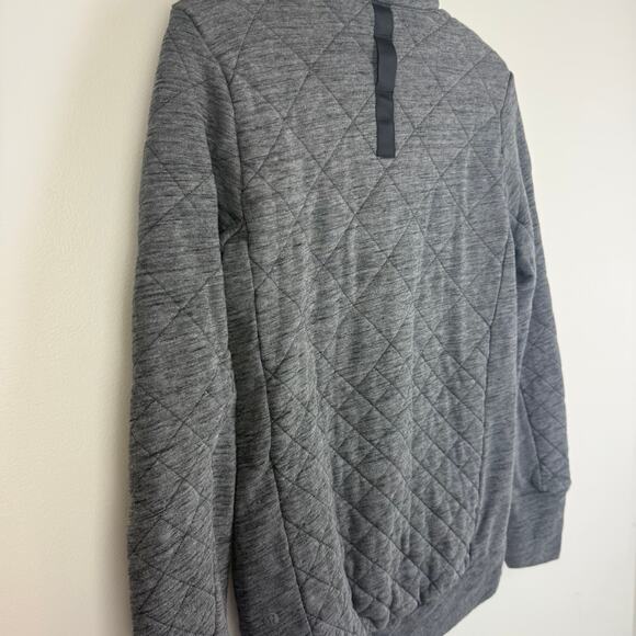 Lululemon Womens Forever Warm Quilted Quilted 1/4 Zip Pullover Sweatshirt 4 - Picture 6 of 9
